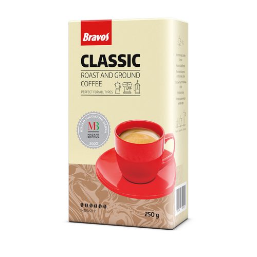 Bravos classic ground coffee 100% robusta - 250g