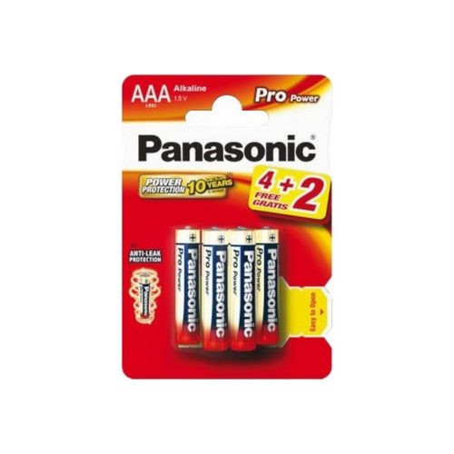 Panasonic durable pencil battery (micro) AAA RL03 - 6 pcs