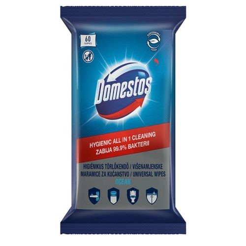 Domestos hygienic wipes ocean - 60 pcs