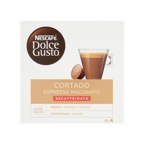 Dolce Gusto Cortado decaffeinated coffee capsule - 99.2g