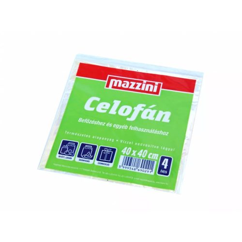 Mazzini canning cellophane - 4 sheets