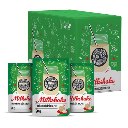 Mantaro Milkshake cottage cheese flavored drink powder - 20x20g