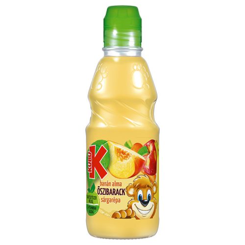 Kubu apple-peach flavor soft drink - 300ml